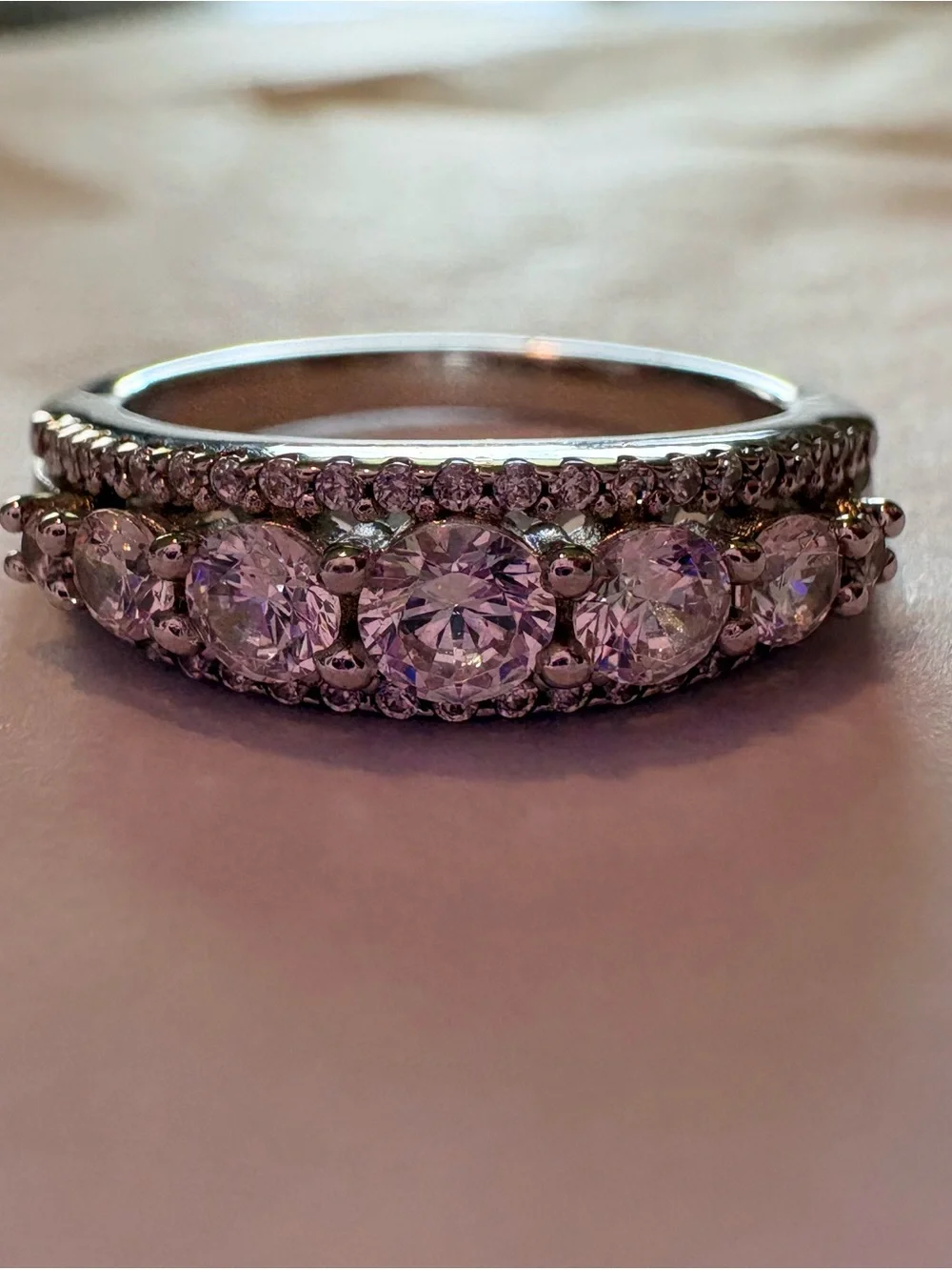 5-Stone Ring - White/Silver
